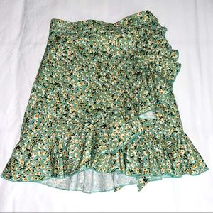 SHEIN Green floral Spring Skirt - Medium